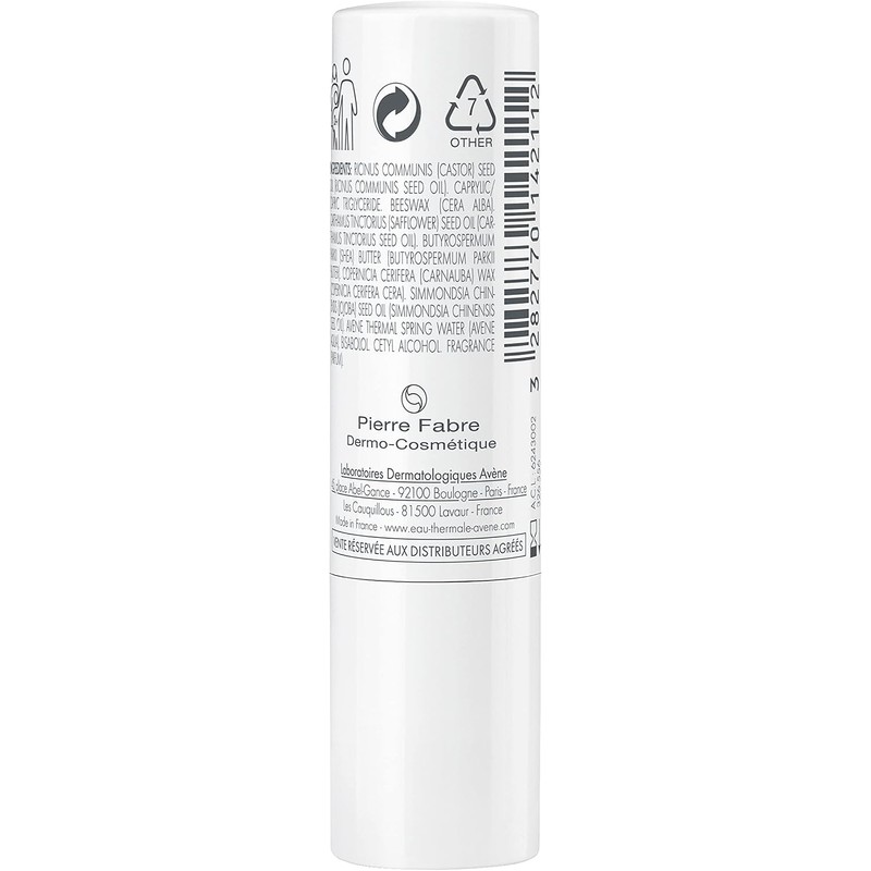 Avene Bálsamo Labial Protector, Todo Tipo De Piel, 4Gr