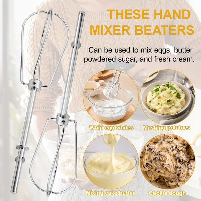 Hand Mixer Beaters Replaces for KitchenAid hand blender,hand Turbo Beaters