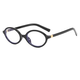 ADE WU Cute Blue Light Glasses for Woman, Black Fake Glasses Bluelight Glasses Womens Fashion Nerd Glasses Frames