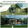 iMountek Animal & Pest Repeller Ultrasonic Solar Powered Sensor w/