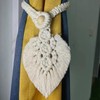 2Pcs Soft Rope Tassel Curtain Pull Backs Fashionable Hand Knitting