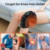 FlareMore Cordless Heated Knee Massager with Vibration, Heated Knee Brace