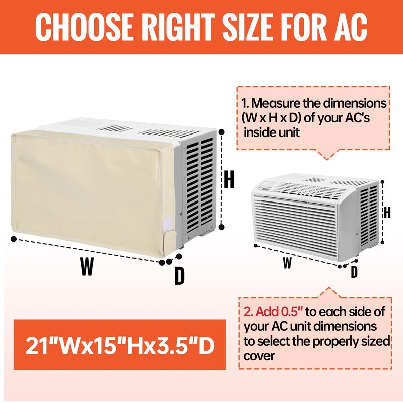 Air Conditioner Covers for Inside to Protect AC and Winter