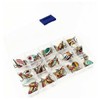 AIMALL 30PCS Spinner Fishing Lure Set with Treble Hooks 2.4in