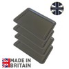 Chabrias Set of 4 Oven Baking Trays, 32 x 22