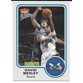 David Wesley 2002-03 Fleer Platinum New Orleans Hornets Card #9