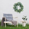 2 Pack Artificial Eucalyptus Garland,Faux Silk Eucalyptus Leaves Hanging Vines