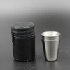 4 Pieces 30ml (1oz) Stainless Steel Shot Cups Shot Glass