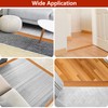 20Ft Floor Transition Strip Self Adhesive Carpet to Tile Floor