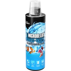 MICROBE-LIFT Phos-Out 4 – liquid phosphate remover for every marine & freshwater aquarium, fast & safe, multicolor, 473ml, PR16US