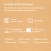 Bisofice 2 Rolls of Thermal Paper A4 Anti-Curl, Compatible with