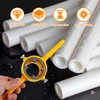 6Pcs PVC Thread Maker Tool, Pipe Threader Plumbing Tool Kit,