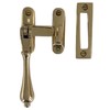 Window Casement Lock with Tear Drop Handle (Brass)
