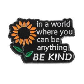 Mabor Enamel Pins, Sunflower Pins for Backpacks, Lapel Pin, Funny Brooches Pins for Lanyard Bags Hats Caps Clothes Vest Jackets