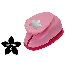 Sescha EFCO Flower Design Hole Punch Size XL: 50 mm Diameter