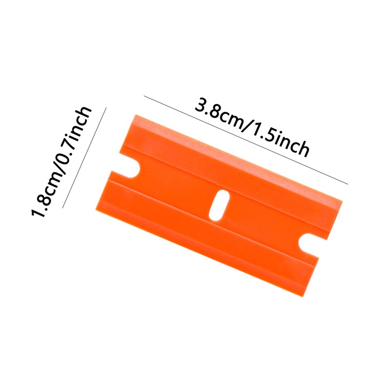 FOSHIO Pack of 600 Scraper Plastic Replacement Blades, Razor Blades,