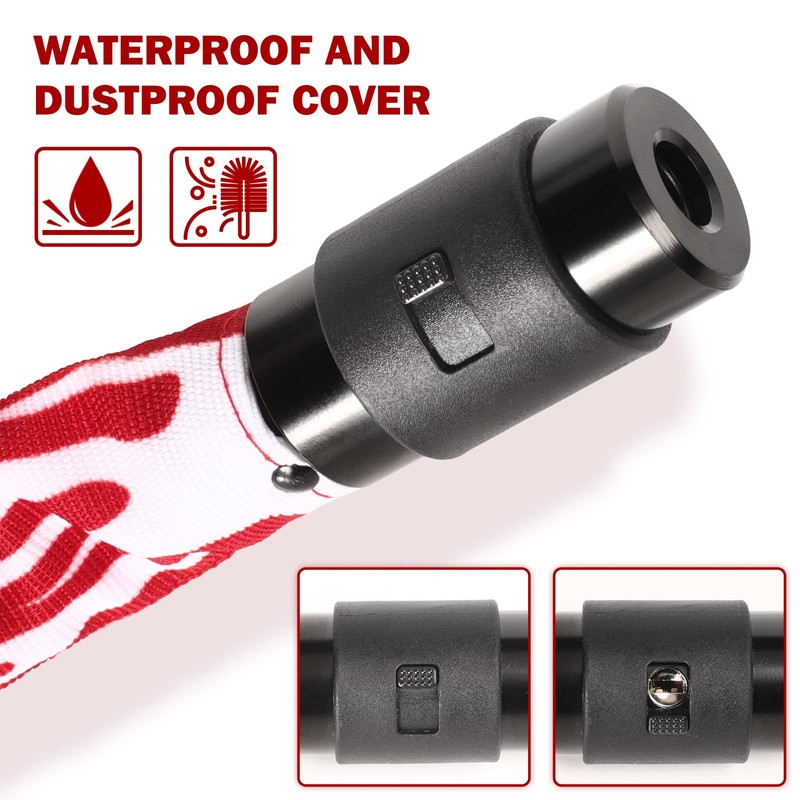 Bicycle Lock High Security with Key, 100 cm Length E