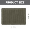 AIBIIN Waffle Pattern Bath Mat Super Absorbent Non Slip Machine