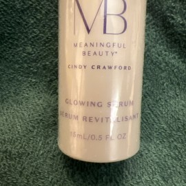 Meaningful Beauty Glowing Serum Cleanser Cindy Crawford Unscented 0.5 oz Sealed
