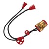Archery Thumb Protector Regulable Design Safety Rope Brass Cowhide Material