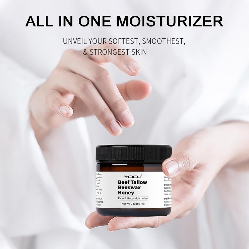 Beef Tallow and Honey Face Moisturizer for Face & Body