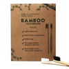 Bamboo toothbrushes.