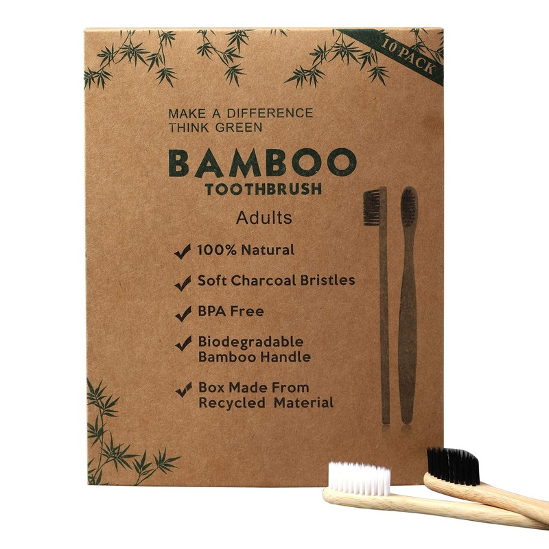 Bamboo toothbrushes.