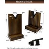 LITAITAI Wood Gun Display Stands Rifle Rack Gun Rack for