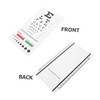 Mobestech Pvc Eye Chart Set for Vision Testing at Home