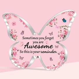 SDOFY Inspirational Gifts for Women Friendship Gifts for Women Congratulations gifts Acrylic Plaque Proud of You Gifts for Best Friends Employees Colleague Boss Teacher