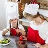 TOPTIE Chef Hat for Kid & Adult, Cotton Elastic Adjustable