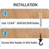 OBSTKUCHEN Heavy Duty Ceiling & Wall Mount Hangers, Swag Style