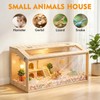 XiaZ Hamster Cage,32Inch Large Hamster Cage with Panoramic View and