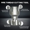 Pipe Thread Cutting Tool, Integrated Internal & External Pipe Threading