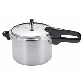 Mirro Polished Aluminum Pressure Cooker 6 Black/Silver