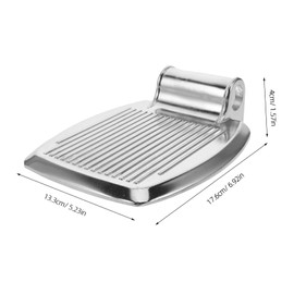 SAFIGLE 2pcs Aluminum Wheelchair Foot Rest Attachment for Elderly Scooters Hole Fit Footplate Replacement Parts Durable Mobility Support for Improved Safety and Performance