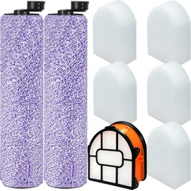 EPODA For Shark HydroVac WD101 WD201 WD100 Replacement Brushroll And Filter Kit – Compatible with WD200, AW201, WD200C, WD201C, HydroVac XL 3-in-1 Vacuum