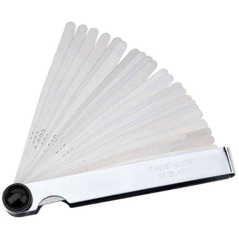 Draper 51713 26 Blade Imperial Feeler Gauge Set , Blue