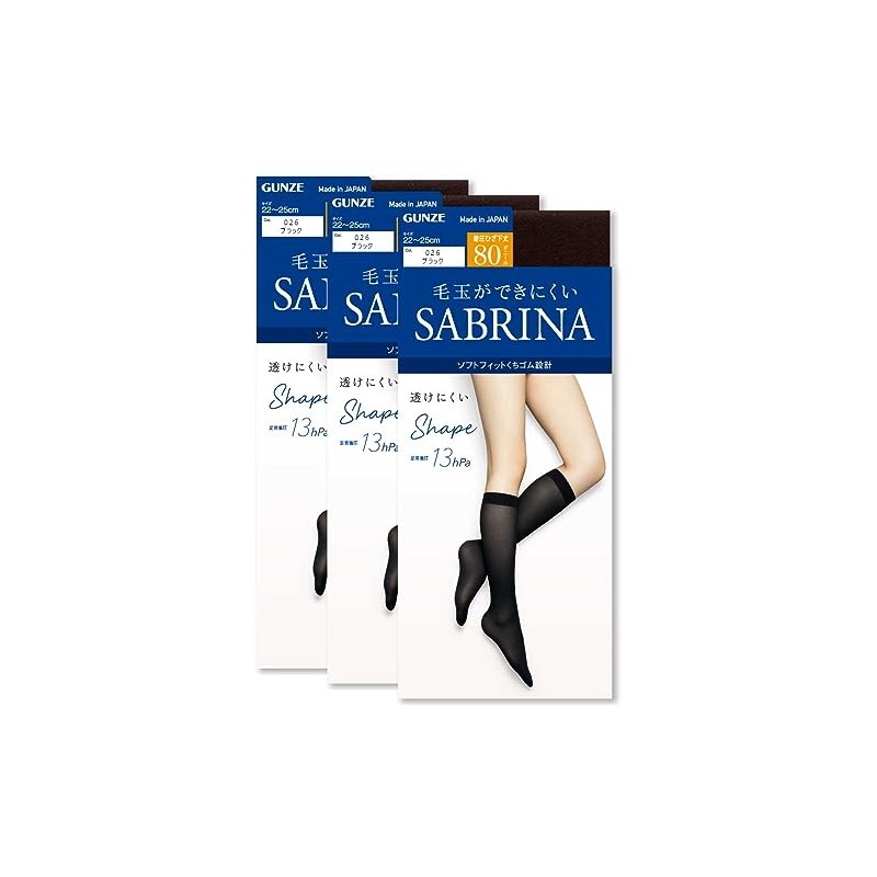Gunze SBS18 Women's Short Tights, Short Shape, Warm Tightening Legs,
