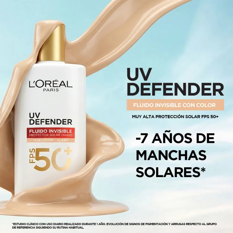 Protector Solar Uv Defender Fluido Claro L'oréal Paris