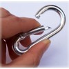 2 x Carabina SNAP HOOK Clips, 8mm Diameter x 80mm