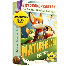 Explorer Cards from 4 Years | Find It Search Game - Educational Game & Gifts for Children (4-10 Years) | Treasure Hunt & Found Outdoor Search Game | Creative Outdoor Toy for Naturalists