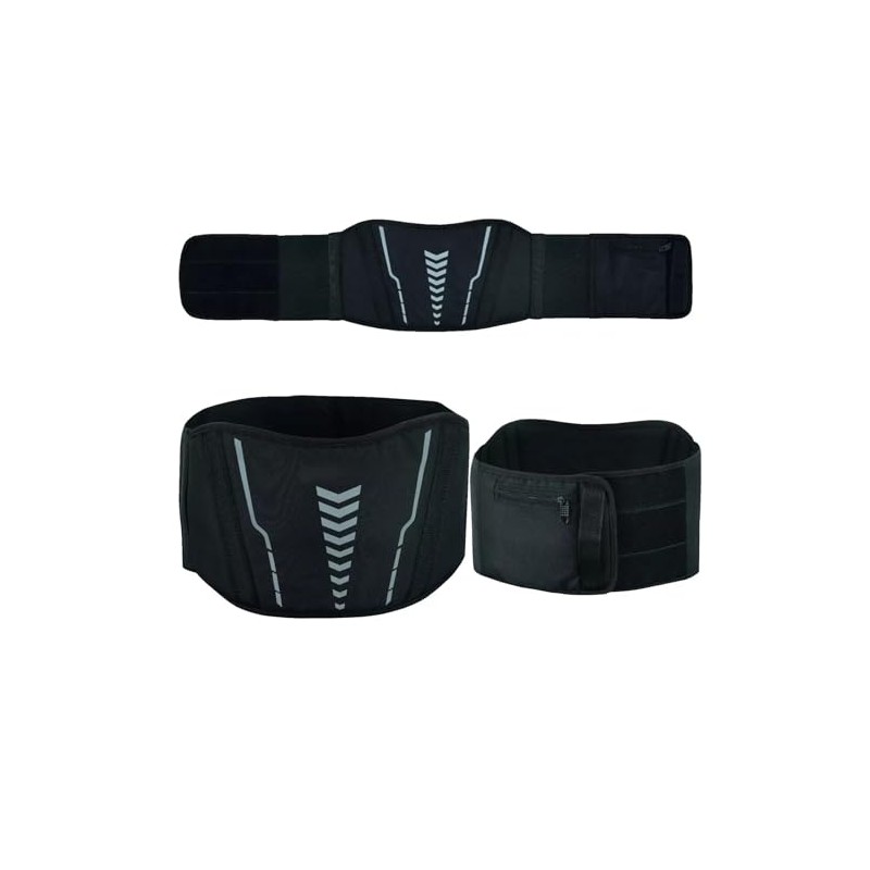 Kidney Belt Motorcycle Men and Women, Basic Black, Effective Stabilisation