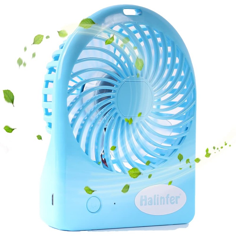 halinfer Portable Mini Fan for Cat Backpack Carrier, USB Rechargeable