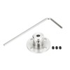 sourcing map 1 Pcs 3mm Flange Coupling Connector Rigid Guide
