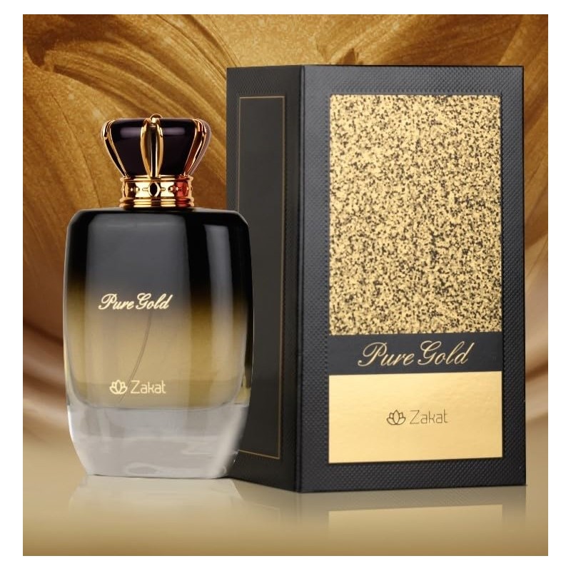 PURE GOLD 100ml.e 80vol 3.4fl.oz EUA De Parfum Vaporisateur Natural