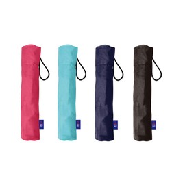 Air Muji Folding Umbrella, 19.7 inches (50 cm), Hand Opening, For Both Rain and Shine, Windproof Rib, Durable, Large, Lightweight, UV Protection, Rose