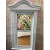 Unbranded Springtime Blue Bird Dollhouse Miniature Stained Glass Window Film