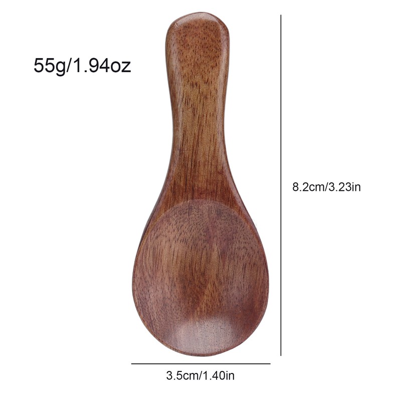 10pcs Small Wooden Spoons Cooking Condiments Spoons for Kitchen Seasoning