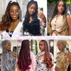 French Curl Crochet Braids 12 Inch Goddess Box Braids Crochet